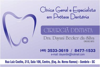 Foto de Drª. Dayani Becker da Silva